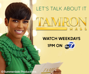 Tamron Hall - Watch Weekdays at 1pm on ABC7